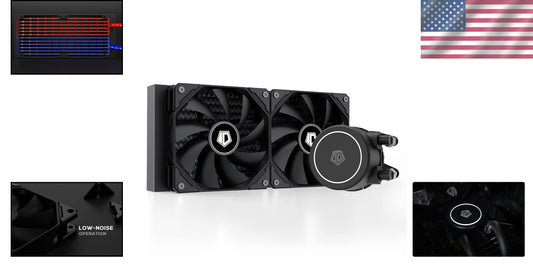 FROSTFLOW AIO 240mm Liquid Cooler - Efficient Heat Dissipation & Stylish Design