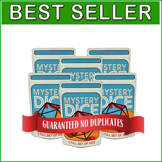 Wide Range of Patterned Polyhedral Dice - Pack of 7 for Role Playing Games