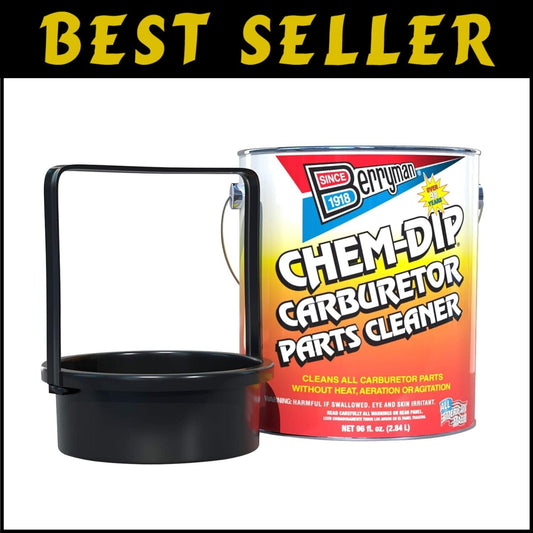 Berryman Carburetor Cleaning Solution - 0.75 Gallon, Safe for Plastic, Rubber