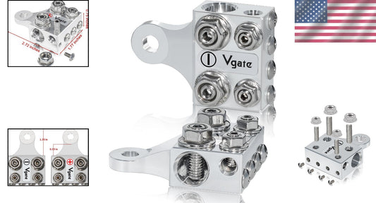 12-Way Multi-Size Battery Terminal Connectors for Lead-Acid & Lithium - Compact