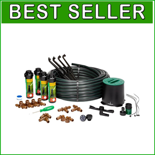32HE In-Ground Pro Rotor Pop-up Sprinkler System with Click-N-Go Hose Connection