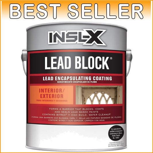 1 Gallon Eggshell White Lead Encapsulating Acrylic Paint - Perfect for Homes