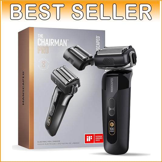 Skinsafe Electric Shaver - Interchangeable Blades & LED Spotlight Features