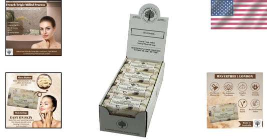 Moisturizing Goats Milk Triple-Milled Soap Bars - 8 x 7oz for All Skin Types