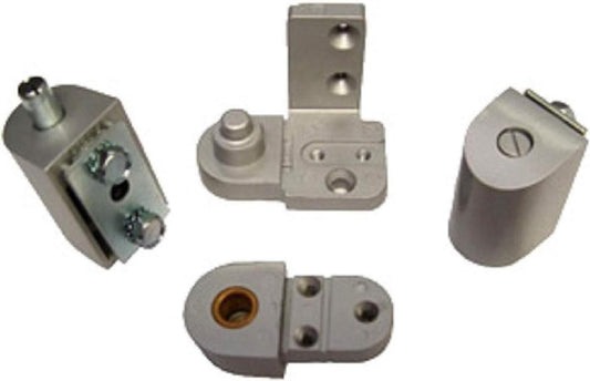 Bronze Aluminum Door Pivot Hinge Set - Right Hand for Enhanced Durability