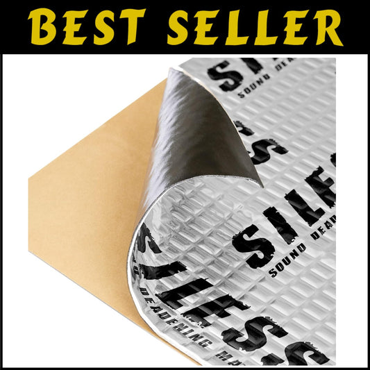 Automotive Sound Deadener - 80 Mil Butyl Mat for Noise Reduction in Cars