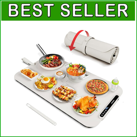 Electric Warming Mat with Timer - Perfect for Parties, Buffets & Daily Use