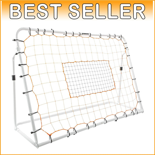 Backyard Adjustable Soccer Rebounder - Reliable 6' x 4' Net for All-Weather