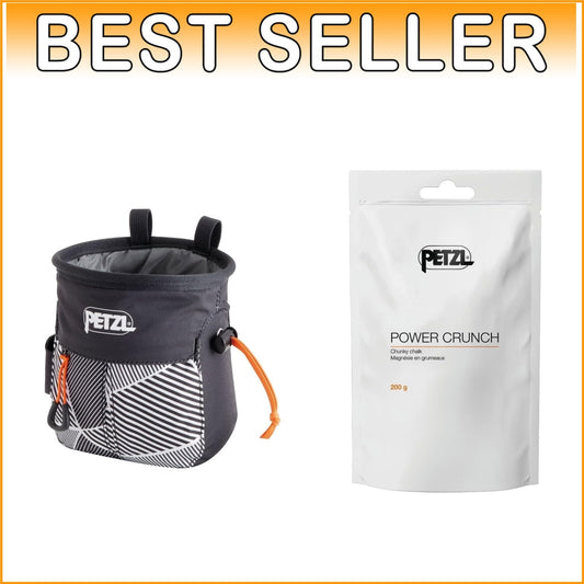 Eco-Conscious Climber's Choice: Ergonomic Chalk Bag with Expanding Zipper Pocket