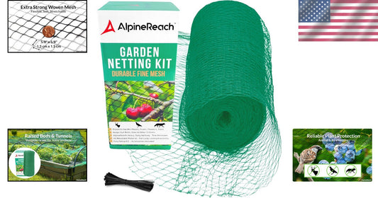 15 x 50 ft Woven Green Plant Netting - Ultimate Solution for Animal Defense