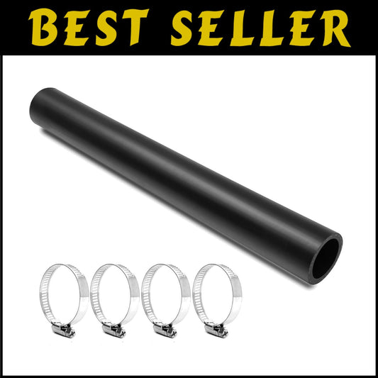 1" ID 3 Feet Reinforced Gasoline Fuel Filler Hose with Clamps for Easy Install