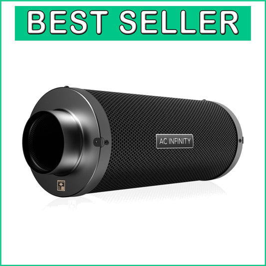 Extra-Large 6" Odor Scrubber Carbon Filter with Pre-Filter for Grow Tents