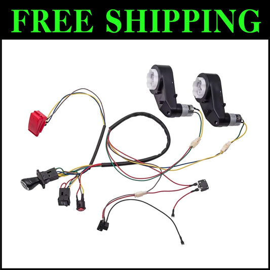 Children’s Electric Ride-On Toy Gearbox and Wires Modification Kit - Fun & Safe