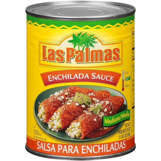Authentic 12 Jars Medium Enchilada Sauce - 19 oz Each for Delicious Tacos
