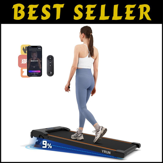 Compact 2.5HP Treadmill with Remote Control - Ideal for Light Jogging & Walking
