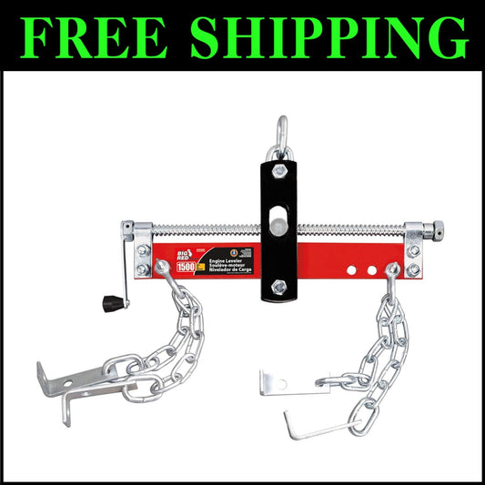 Easy-Use 3 Position Engine Leveler - 3/4 Ton Capacity and Adjustable Handle