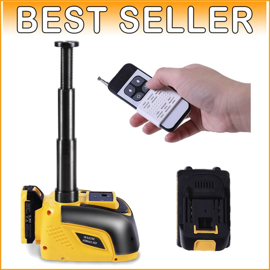 Automatic 18V Hydraulic Car Jack with 328 ft Wireless Remote Control - SUV Ready