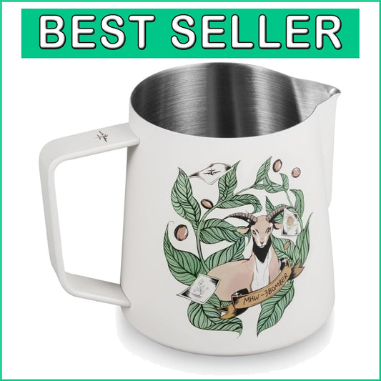 20-Ounce Espresso Frothing Pitcher - Ergonomic Design for Coffee Perfection