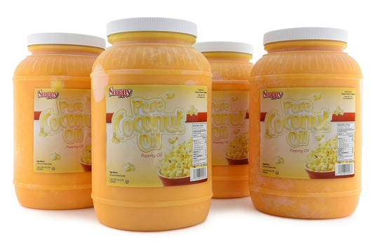 1 Gallon Pure Coconut Oil with Natural Buttery Flavor - Ideal for Cooking