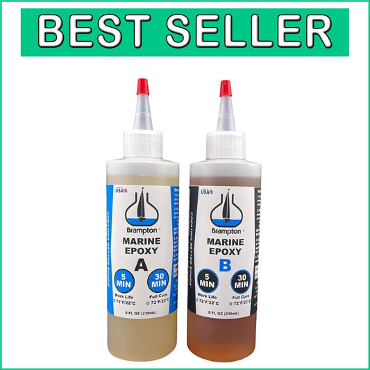 Fast-Drying Water-Resistant Marine Epoxy - Ideal for Boat and Home Repairs