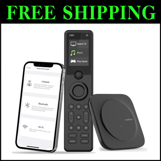 Customizable X1S Universal Remote - Control 60 Devices with Voice & App Access