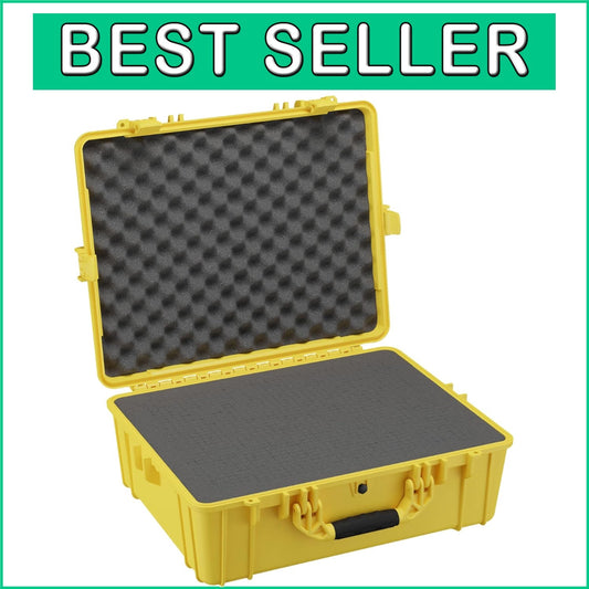 Durable 25-Inch Waterproof Travel Case with Custom Foam – Made in the USA