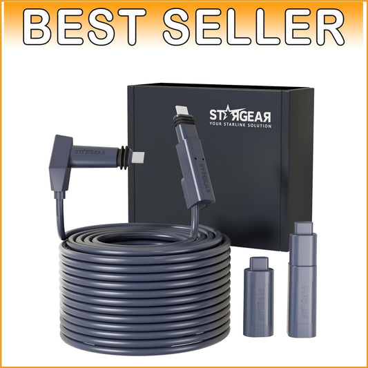 75FT Outdoor Ethernet Cable for Starlink Gen 2 - Stable Network Transmission