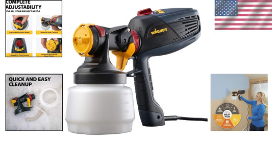 Versatile Handheld HVLP Paint Sprayer with iSpray Nozzle for Effortless Finishes