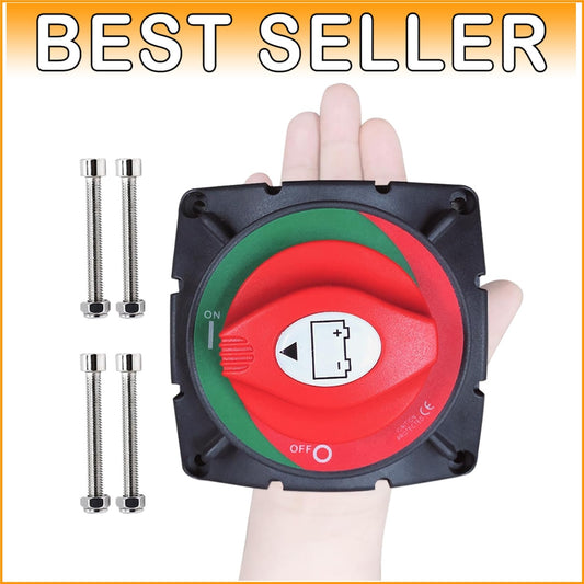 Heavy Duty Rotary Battery Master Cut Switch for 12-48V Marine & RV Applications