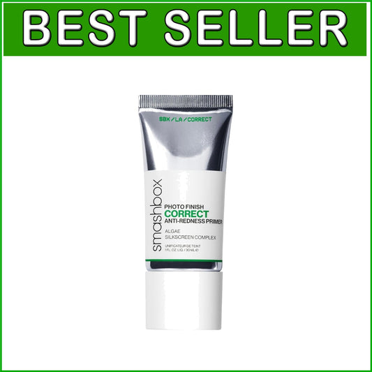 Vegan Anti-Redness Makeup Primer - Green-Toned Soothing Gel for Flawless Skin
