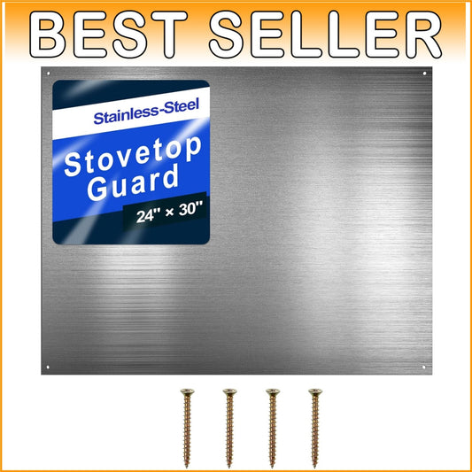 Durable 24 x 30 Inch Kitchen Backsplash with Pre-Drilled Holes and Screws