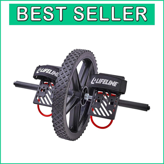 Full Body Functional Fitness Power Wheel - Strengthens Abs & All Muscle Groups