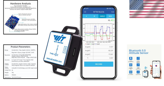 Compact 3-Axis IMU Tilt Sensor with Kalman Filter for Accurate Motion Detection