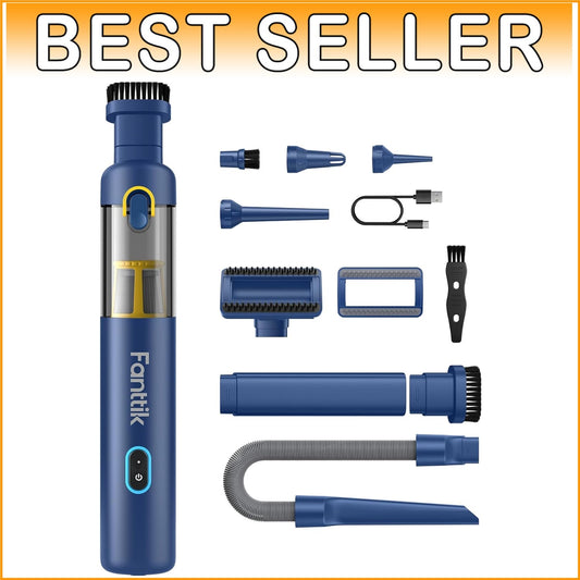 Compact Cordless Mini Vacuum with HEPA Filter and Multi-Surface Accessories