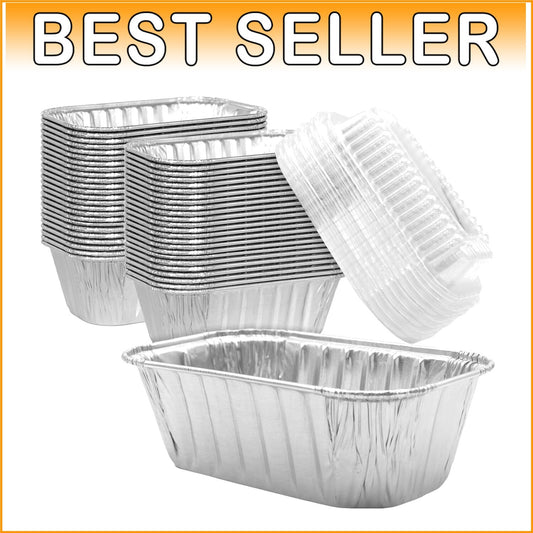 Disposable Aluminum Baking Trays 6x3.75in - Perfect for Holidays & Fundraisers