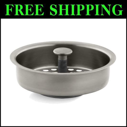 Premium Removable Duostrainer Sink Strainer Basket in Vibrant Brushed Nickel