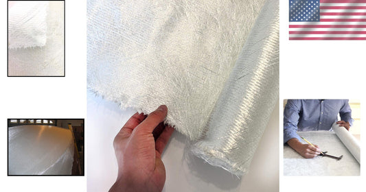 1708 Biaxial Fiberglass Roll 50" x 360" - Perfect for Boat Building & Repairs