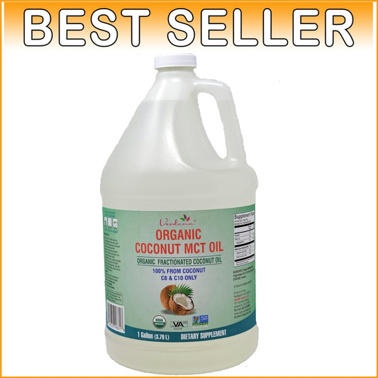1 Gallon of Non-GMO Fractionated Coconut MCT Oil for Culinary & Cosmetic Use