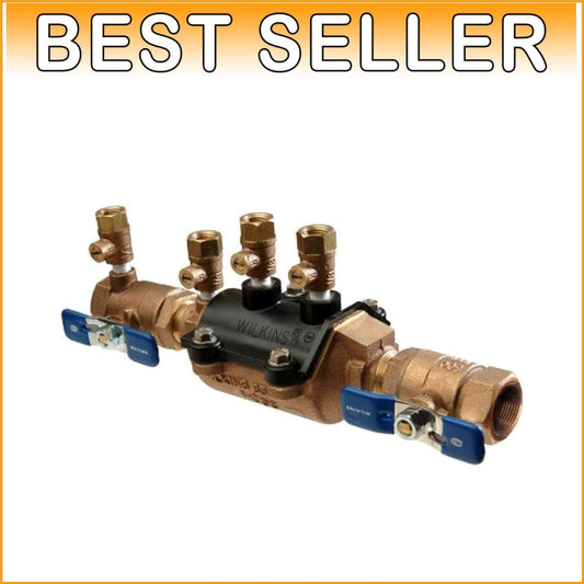 Durable Wilkins 1" 350 Double Check Preventer - Quick Maintenance & Water-Saving