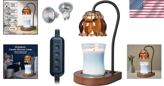 Elegant Candle Lamp with Adjustable Brightness and Timer - Home Decor Essential