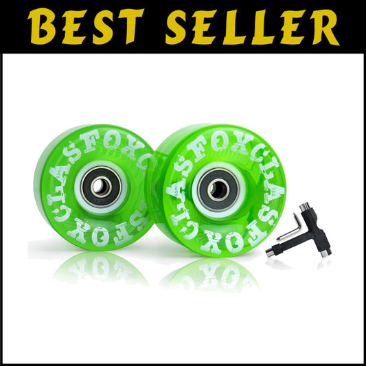 Durable 78A Indoor/Outdoor Roller Skate Wheels with High-Quality ABEC-9 Bearings