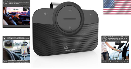 High-Fidelity Bluetooth Speakerphone for Cars - Safety and Convenience Combined