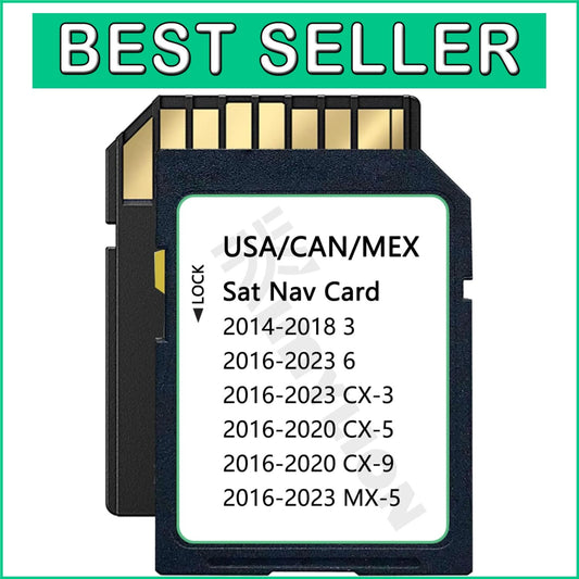32GB Mazda Navigation SD Card with Easy Installation for 2016-2023 Vehicles
