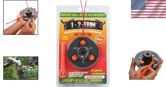 High-Quality Replacement Weed Eater Head with Blade & Line Kit for Gas Trimmers
