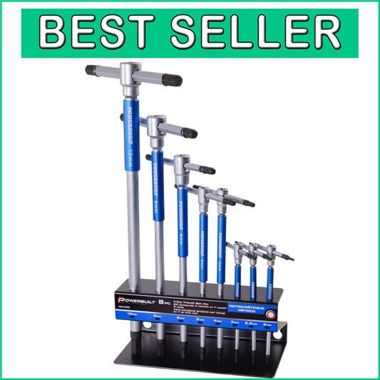 Versatile 8-Pc Metric Hex Key Set with 10mm Wrench - Ideal for DIY Projects