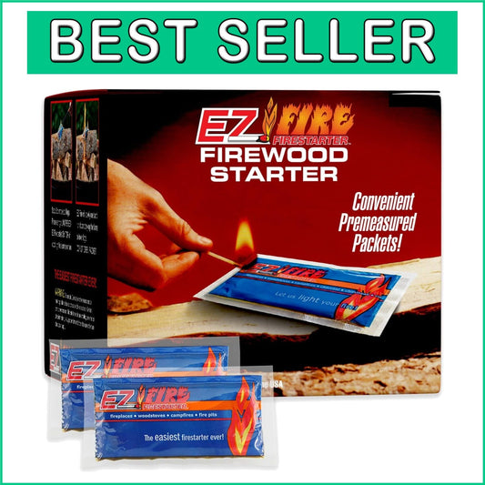 100-Pack Waterproof Fire Starter Gel for Indoor/Outdoor Use – EZ Fire Quality