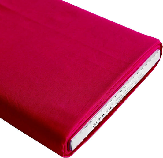 Vibrant 60 Color Precut Cotton Fabric Set - 38-Garnet Rose for Crafts & Quilting