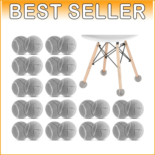Durable Rubber Tennis Ball Foot Covers – 40 Pack for Stylish Home Protection