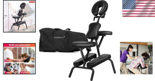Portable Massage Chair for Spa & Tattoo Professionals - Lightweight and Foldable