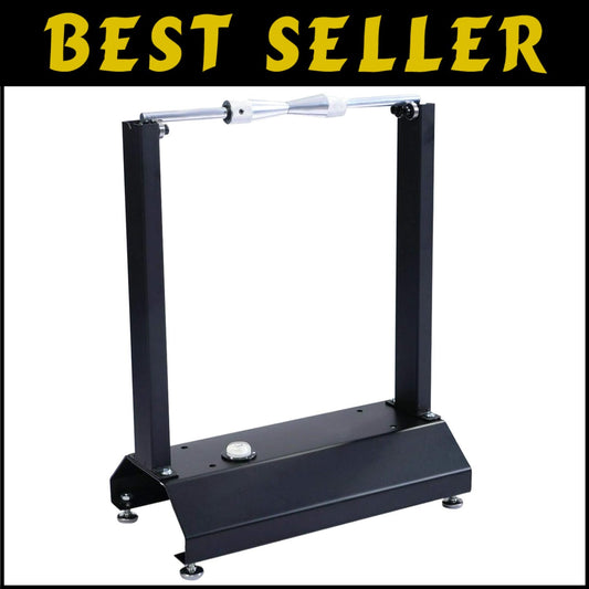 Heavy-Duty Tire Balancer & Wheel Truing Stand with Adjustable Centering Cones